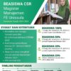 Beasiswa CSR Magister Manajemen FE UNISSULA